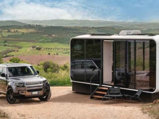 Defender Eco Home: la «roulotte» Land Rover ecosostenibile ed ecologica